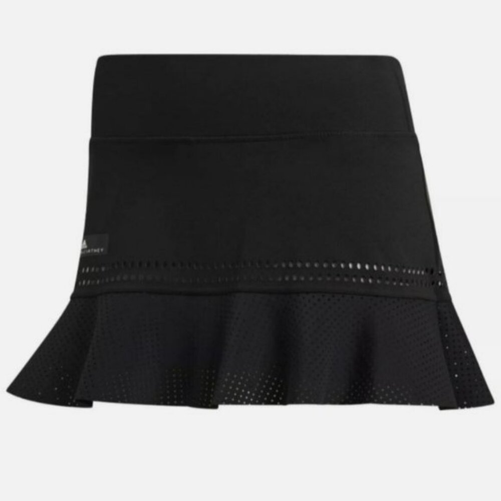 NWT Adidas Stella McCartney Tennis Skirt Skort Black w/ shorts M Medium - Picture 2 of 8